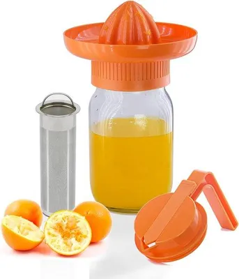 Image de Presse-agrumes manuel, presse-agrumes 2 en 1, presse-café et presse-citron vert pour boissons fraîches