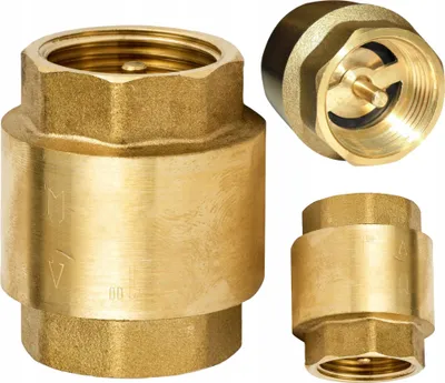 Zdjęcie produktu dla DIAMOND Zawór zwrotny 5/4" DN32 mosiężny z trzpieniem mocny