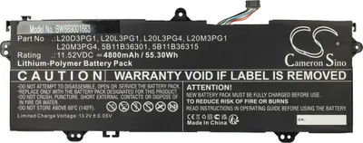 Produktbild von vhbw Akku Ersatz für Lenovo 5B11B36301, 5B11B36315, 5B11C87805, 5B11C87807, 5B11C87808, L20D3PG1 für Notebook (3850 mAh, 15,44 V, Li-Polymer)