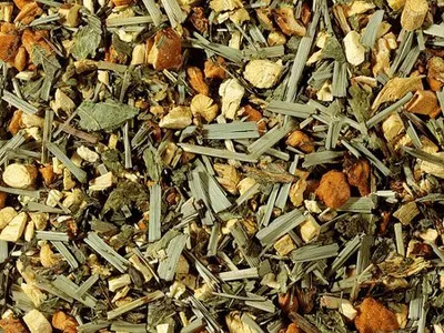 Produktbild von 1 kg Kräuterteemischung k.b.A. Cool-Mint Zitronen-Limetten-Note DE-ÖKO-006 VO2018/848 aromatisiert