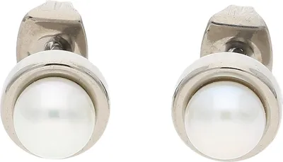 Produktbild von Boccia Damen Ohrstecker aus Titan mit Süßwasser-Zuchtperlen in bicolor - 0594-01
