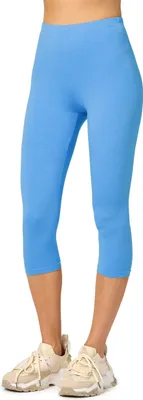 Image de Merry Style Leggings 3/4 pour femmes en viscose MS10-144 (bleu, L)
