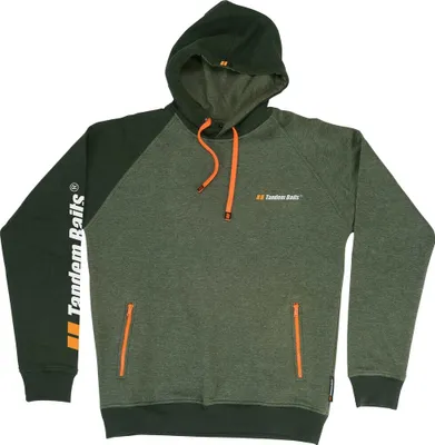 Produktbild von Tandem Baits Leichte Herren Sweatshirt, Hoodie mit Kapuze, Kapuzenjacke für Männer, Tactical Zip Hoodie, Atmungsaktiv und leicht, Camping Angeln Wandern Outdoor Sport Training Size L