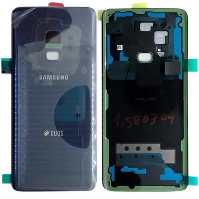 Obrázok produktu pre Samsung GH82-15875B Kryt batérie pre Galaxy S9 Duos + lepiaca podložka modrý kryt