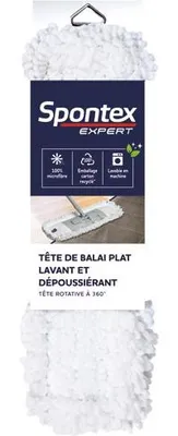 Image de Plumeau plat et dépoussiéreur - Spontex Expert