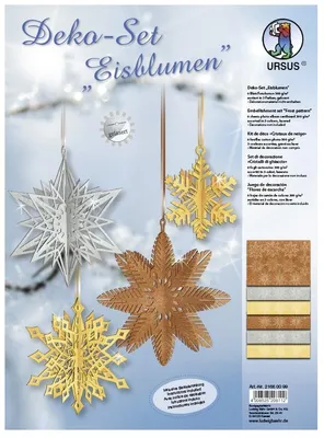 Produktbild von Bastelset Deko-Set Eisblumen