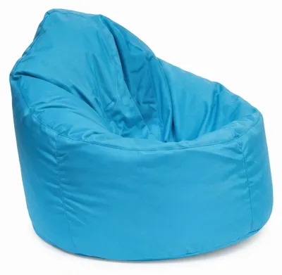 Obrázok produktu pre Moderný sedací vak v modrej farbe s ergonomickým tvarom a vysokým komfortom