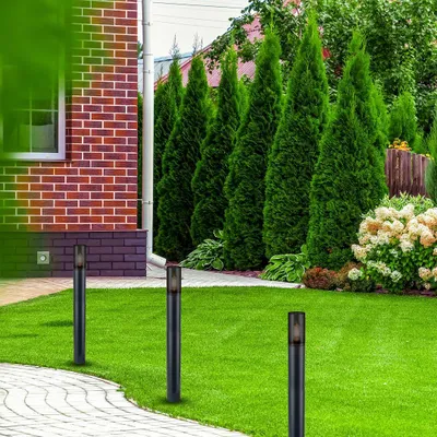 Image de Poteau de jardin Harlem 1xE27 IP44 80 cm