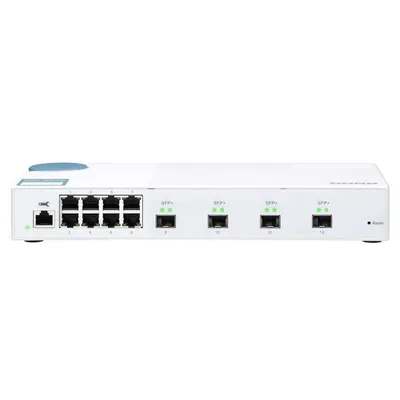 Produktbild von QNAP QSW-M408S Zarządzalny przełącznik sieciowy L2 Gigabit Ethernet (10/100/1000) biały