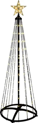 Zdjęcie produktu dla Choinka świecąca stożek zewnętrzna XXL 370 LED 210 cm