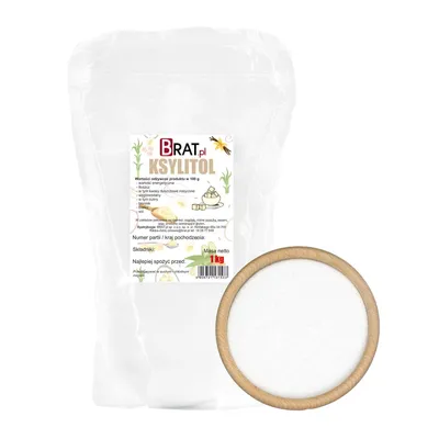 Zdjęcie produktu dla Ksylitol naturalny cukier 1kg Brat.pl