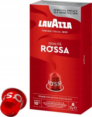 Zdjęcie produktu dla Kawa mielona Lavazza Qualita Rossa 10 kaps.