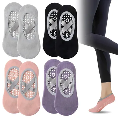 Productafbeelding van 4 Paar Antislip Sokken voor Dames