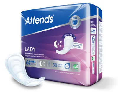 Productafbeelding van Attends Inlegger Soft Lady Night (30 Stuks)
