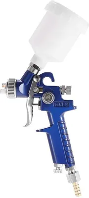 Zdjęcie produktu dla Pistolet natryskowy 0,8 mm, pistolet do malowania HVLP z pojemnikiem 120 ml