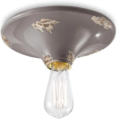 Produktbild von Ferroluce Vintage Keramik-Deckenleuchte Ø 25cm