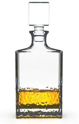 Immagine prodotto di Caraffa per whisky in vetro - 750 ml - Vetro senza piombo - Per whisky, vino e liquori
