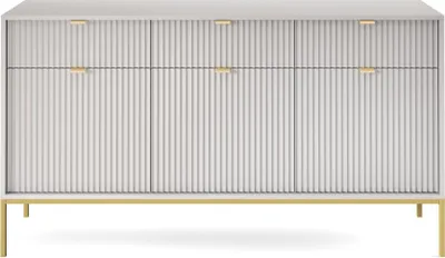 Produktbild von MINIO Kommode 154 NOVA Grau mit goldenen Beinen