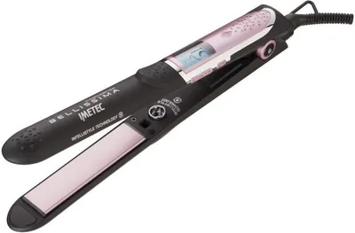 Image de Bellissima Intelllisense B24 100 Fer à lisser Chaud Noir, Rose 1,8 m