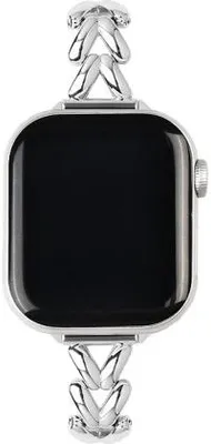 Produktbild von iDeal of Sweden IDDCWB-3842-20, Band, Smartwatch, Silber, Apple, Apple Watch 38/40/41/42 (Series10) - S/M, Zink Stahl, Edelstahl, Silikon, Eisen