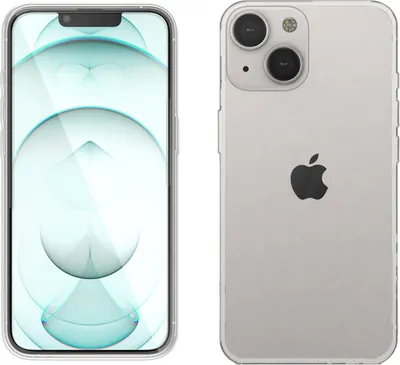 Produktbild von Silikon Hülle Basic kompatibel mit iPhone 14 Plus Case TPU Soft Handy Cover Schutz Transparent