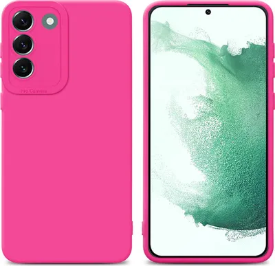 Produktbild von Cadorabo Hülle für Samsung Galaxy S22 PLUS Schutz Hülle in Pink TPU Silikon Etui Case Handyhülle