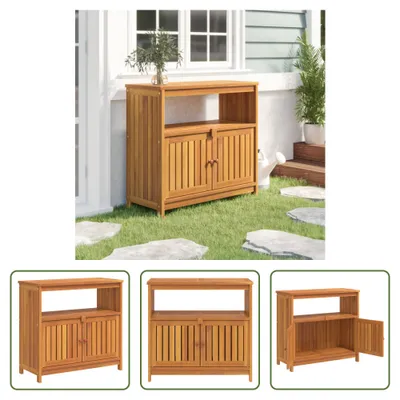 Obrázek produktu pro The Living Store zahradní konzolový stolek 80x35x75 cm z masivního dřeva akácie