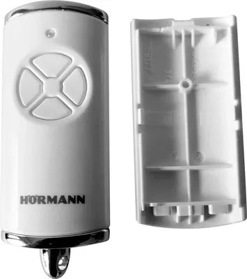 Image de Hörmann Télécommande Cover HSE4BS Blanc brillant Boîtier vide sans pile