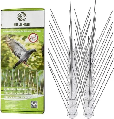 Obrázek produktu pro Hroty proti ptákům, nerezové balkonové hroty, ochrana před zvířaty, plašiče ptáků