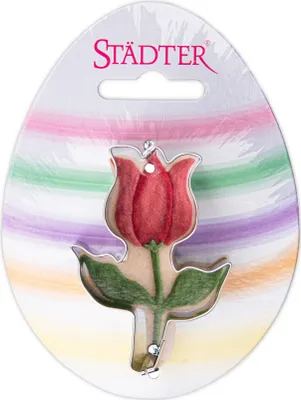 Produktbild von Städter - Premium Ausstechform - Tulpe 6,5 cm - Einzigartiger Ausstecher - Perfekt für Kreative Backkreationen für Ostern