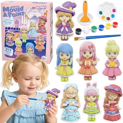 Obrázek produktu pro Woopie Diy Paint Creativity Kit - Vyrobte sádrové odlitky a panenky