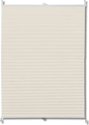 Obrázek produktu pro vidaXL Plisovaná roleta 90x125cm krémová