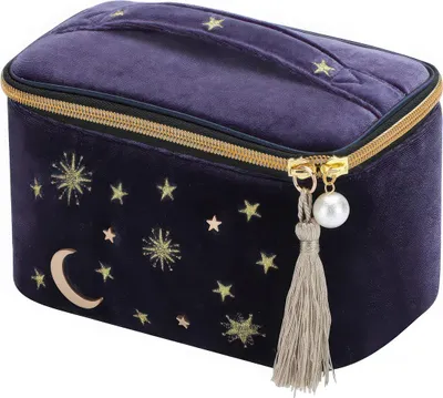 Produktbild von Kosmetiktasche, stylische Schmuck-Organizer-Tasche, großes Fassungsvermögen, Kosmetik-Organizer-Tasche/Clutch.