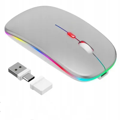 Produktbild von USB Maus Kabellos Bluetooth 2.4Ghz Mouse PC Computer Notebook Laptop Funkmaus