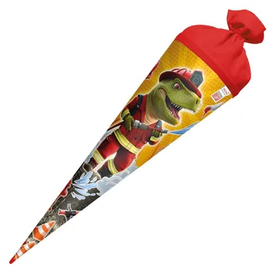 Produktbild von Roth Schultüte Feuerwehr-Dino 70cm