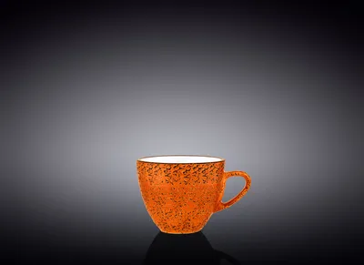 Image de Tasse Wilmax 75 ml en porcelaine orange WL-667333/A