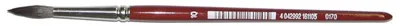 Produktbild von MAIER PINSEL 16111 Haarpinsel Aquarell Größe 11 rot