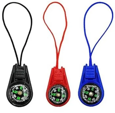 Productafbeelding van Mini Kompas voor Haken - Extreem licht en nauwkeurig - Geschikt voor wandelen en trekking - Navigatiehulpmiddel voor draadloze navigatie - Klein formaat