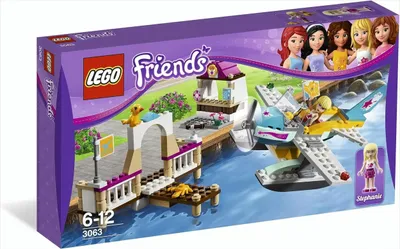 Produktbild von Lego 3063 Friends: Flugschule mit Wasserflugzeug