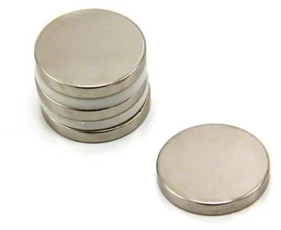 Neodym-Magnete 20x3 mm, 4,6 kg Haftkraft, 4 Stück