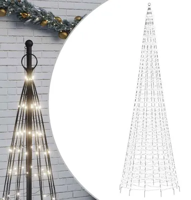 Obrázok produktu pre vidaXL LED vianočný stromček, 1534 LED diód, studená biela, 500 cm