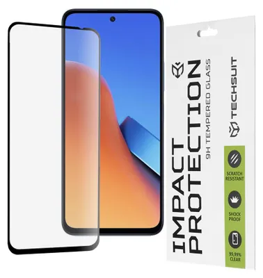 Obrázek produktu pro Techsuit Full Cover Ochrana displeje proti nárazu pro Xiaomi Redmi 12 - Black