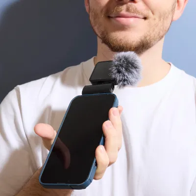 Image de Micro Cravate - BE MIX - Sans Fil - Léger - Gris