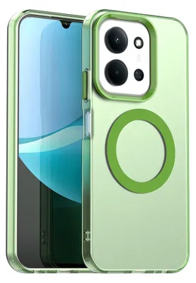Produktbild von Für Xiaomi Redmi 15C 5G / 4G Candy Design Magsafe Hybrid TPU Schutz Hülle Grün