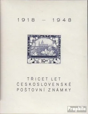 Produktbild von Briefmarken Tschechoslowakei 1948 Mi Block11 (kompl.Ausg.) postfrisch Briefmarken