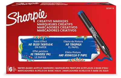 Imagen del producto de Sharpie 2218115, rotulador creativo Sharpie ACRÍLICO, punta redonda, color parangón