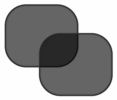 Produktbild von Sonnenblende für Seitenfenster (schwarz)