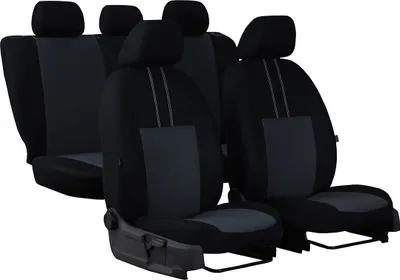 Produktbild von Autositzbezüge 2+3 - Universal Auto Sitzauflagen Set, Pok-Ter Economic Grau
