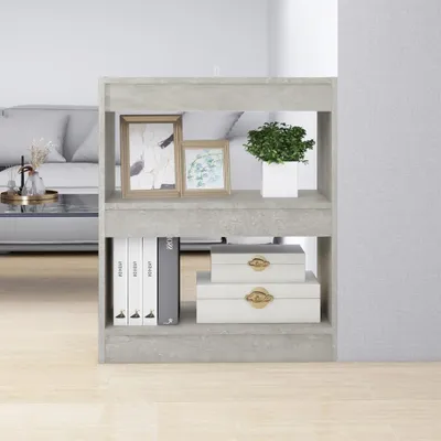 Immagine prodotto di Libreria/divisorio grigio cemento 60x30x72 cm