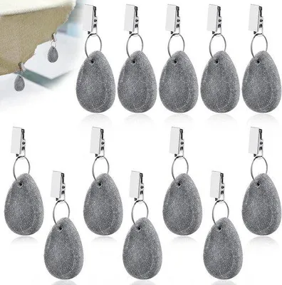 Immagine prodotto di Set di pesi per grembiule da cucina, 12 pezzi, grigio